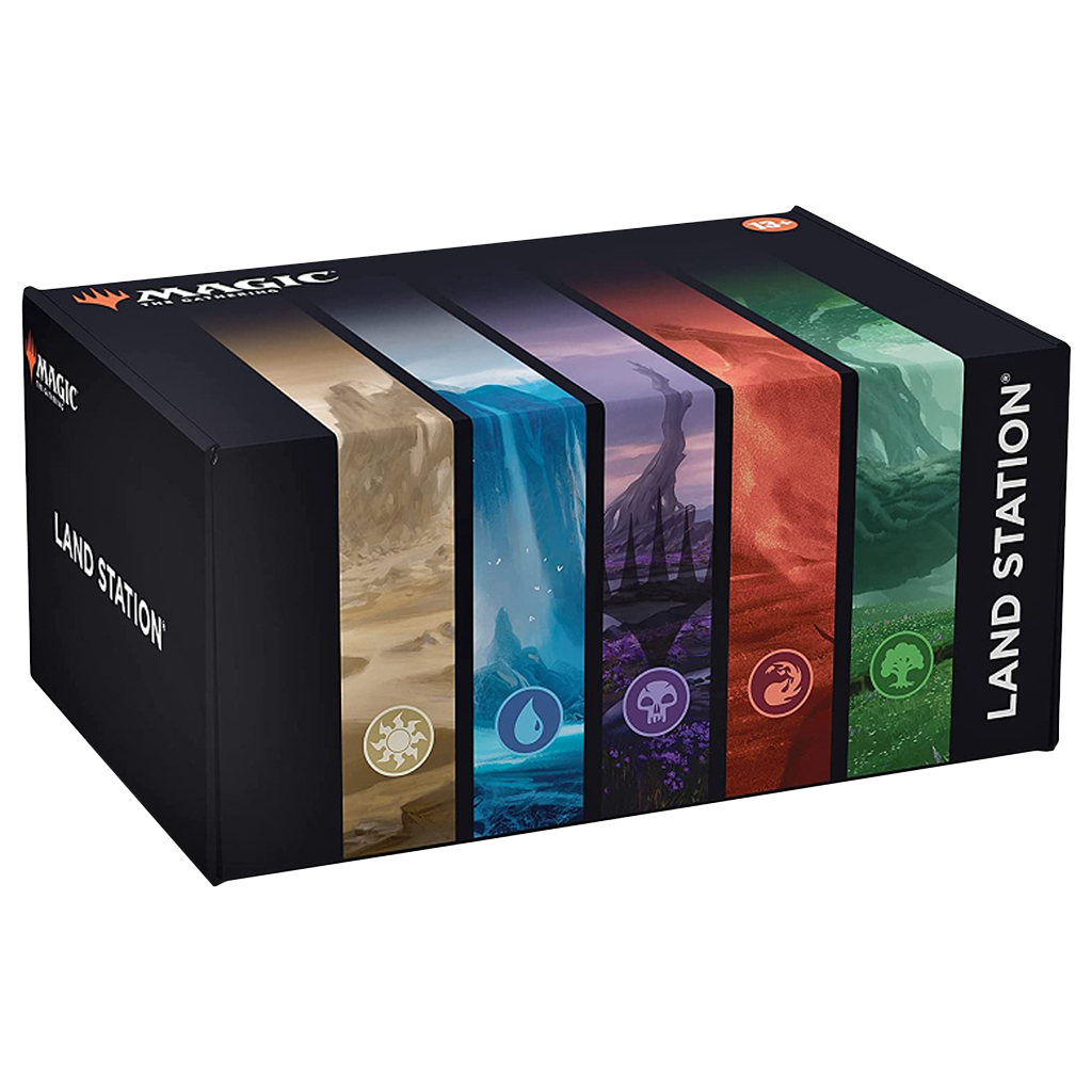 Magic The Gathering Land Station 400 Basic Lands Included CARDPOPUSA