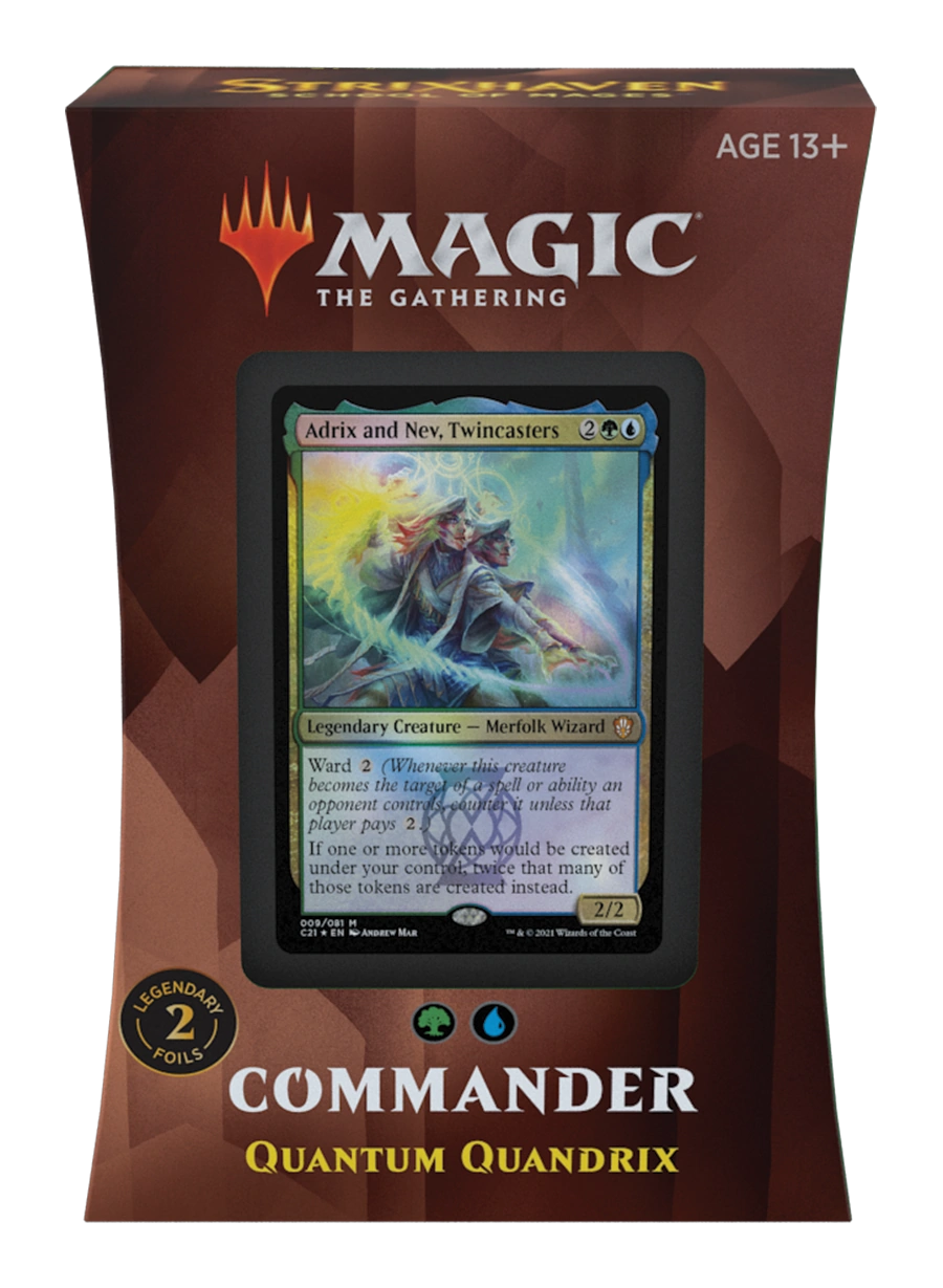 Magic The Gathering - Strixhaven School Of Mages - Commander Deck (Quantum Quandrix)
