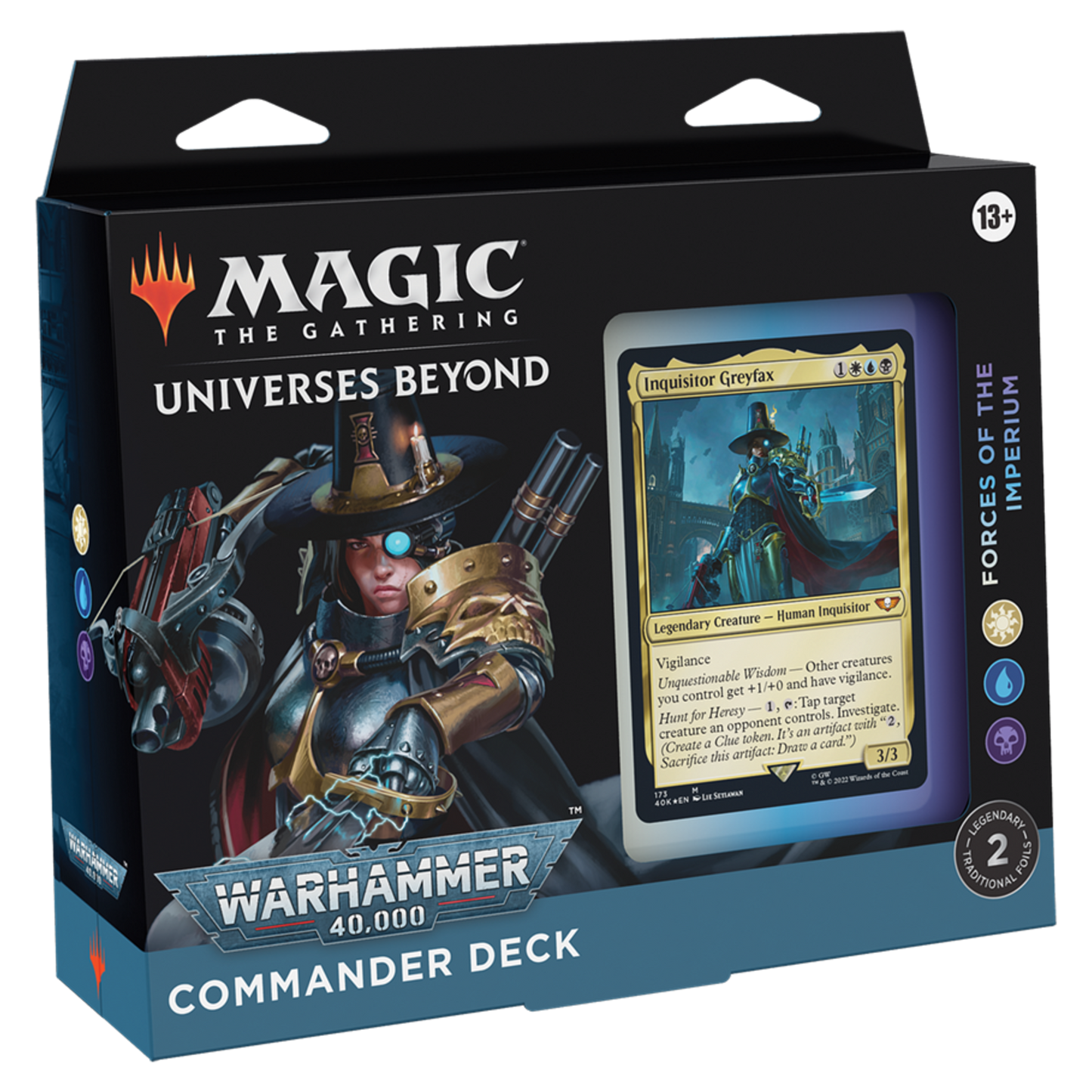 Magic The Gathering - Universes Beyond - WARHAMMER 40,000 - Forces of the Imperium Commander Deck
