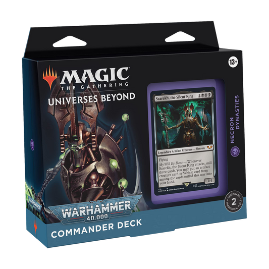 Magic The Gathering - Universes Beyond - WARHAMMER 40,000 - Necron Dynasties Commander Deck