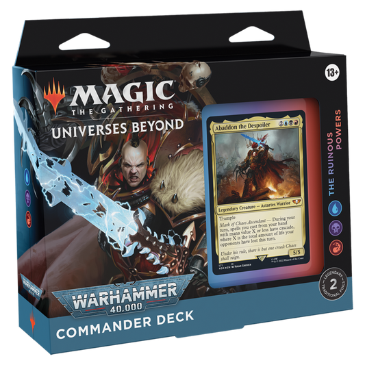 Magic The Gathering - Universes Beyond - WARHAMMER 40,000 - The Ruinous Powers Commander Deck