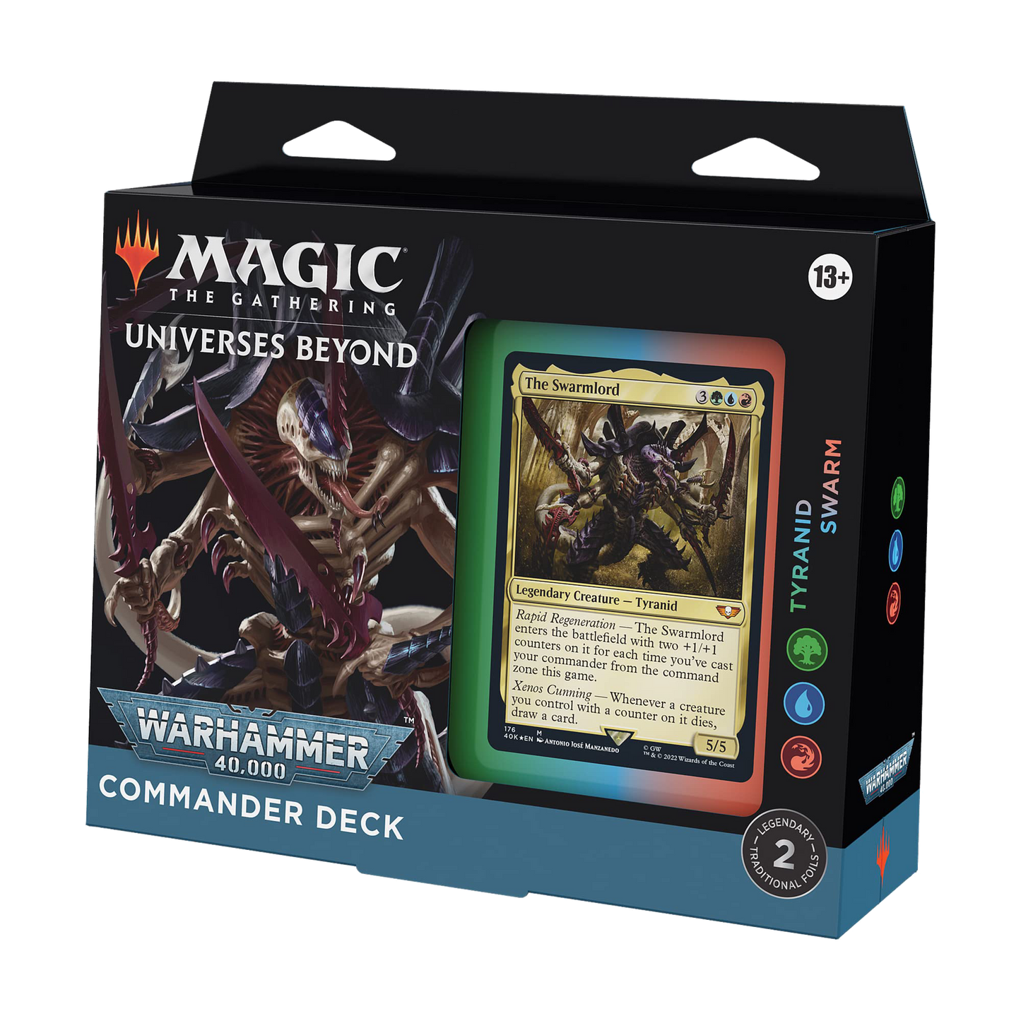 Magic The Gathering - Universes Beyond - WARHAMMER 40,000 - Tyranid Swarm Commander Deck