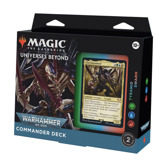 Magic The Gathering - Universes Beyond - WARHAMMER 40,000 - Tyranid Swarm Commander Deck