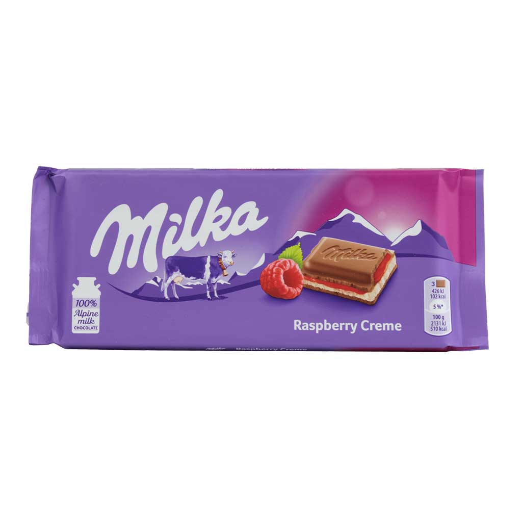 Milka - Raspberry Creme - Candy Bar