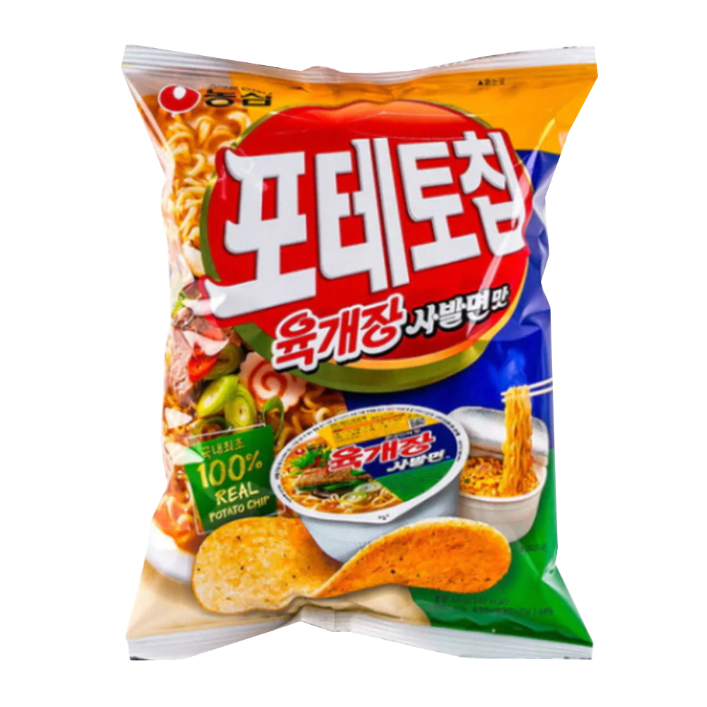 Nong Shim - Potato Chip - Spicy Noodle Flavor - Product of Korea