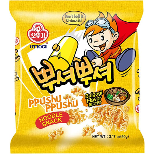 Ottogi  -  Bulgogi Flavor - Crispy Ramen Snack - Product of Korea