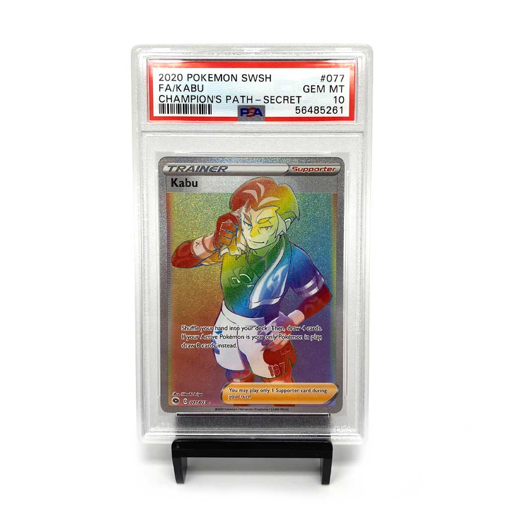Picture of PSA 10 - 2020 Pokémon - Sword & Shield - Champion's Path - Secret - FA - Kabu