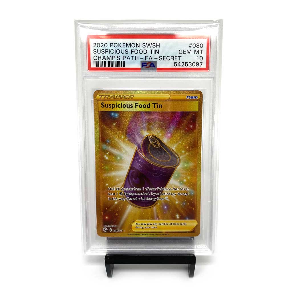 Picture of PSA 10 - 2020 Pokemon SWSH - Suspicious Food Tin - Gold