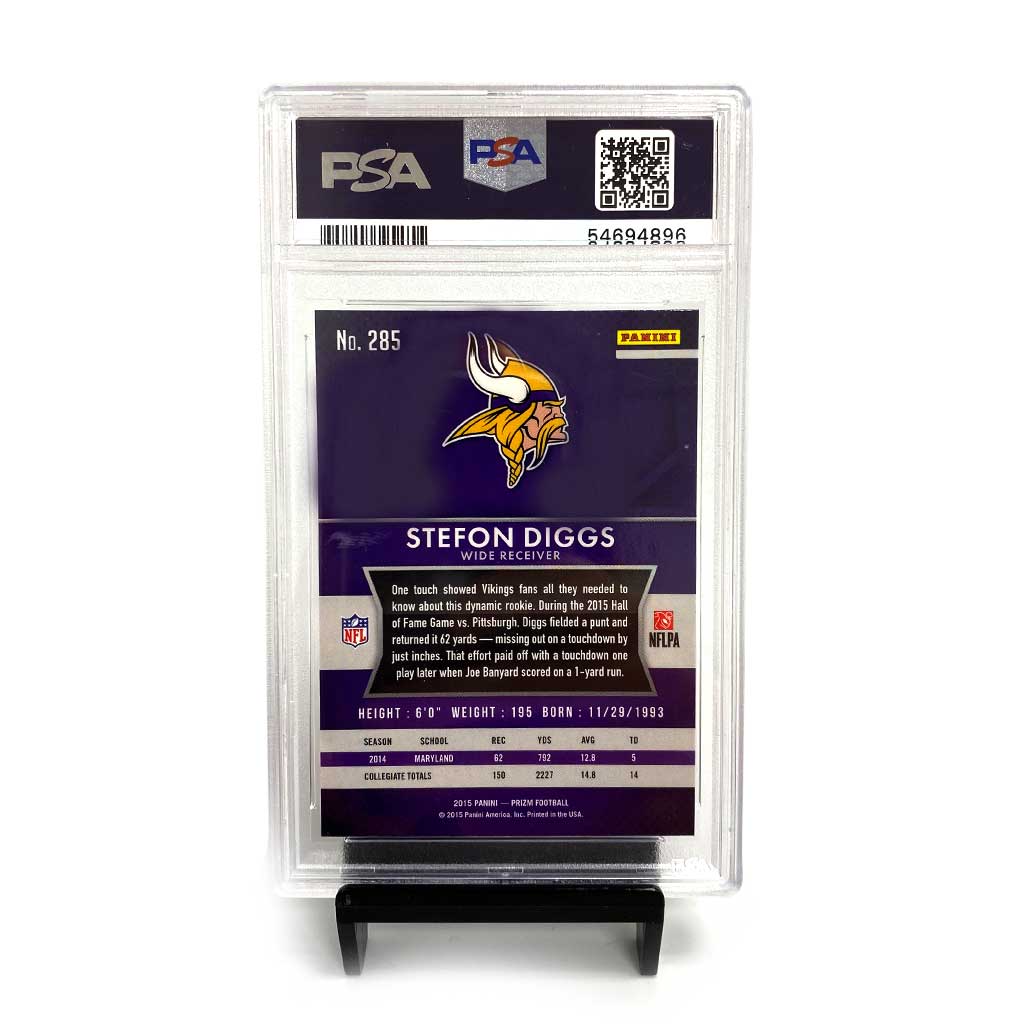Picture of PSA 10 - Panini - 2015 Prizm - Stefon Diggs - Rookie Card