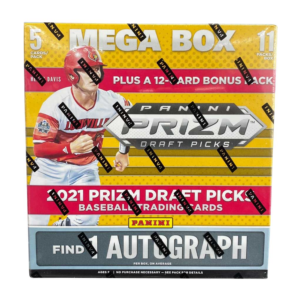 Picture of Panini - 2021 Prizm Draft Picks - Baseball Trading Cards - Mega Box Plus a 12-card Bonus Pack