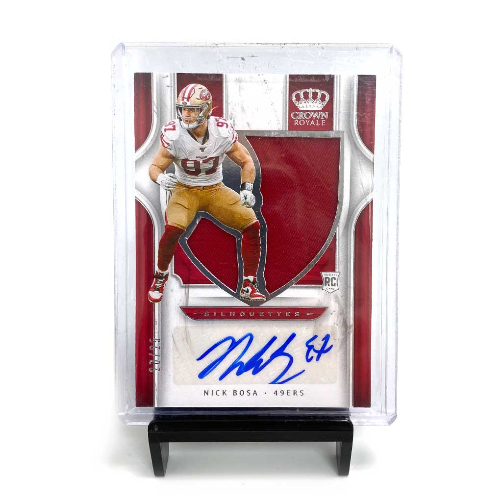 Picture of Panini - Chronicles Crown Royale - Nick Bosa Autographed Rookie Card - 2019