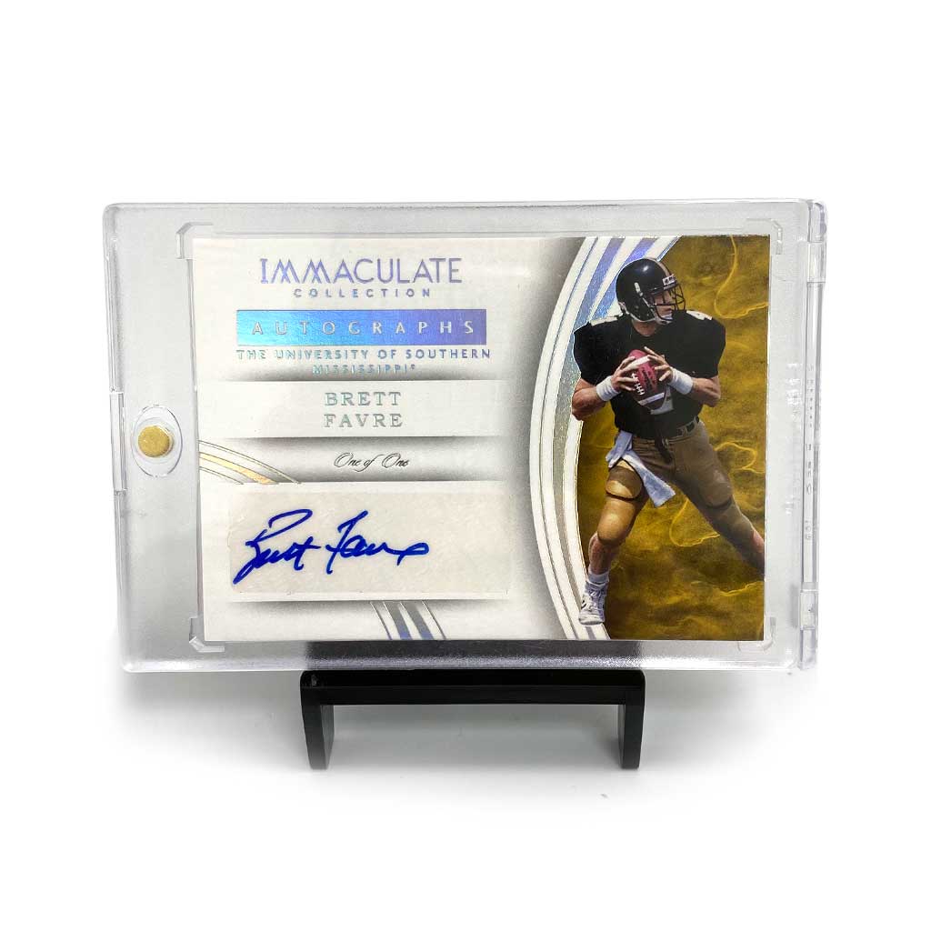 Picture of Panini - Immaculate Collection Collegiate - Brett Favre Autographed Card 2016