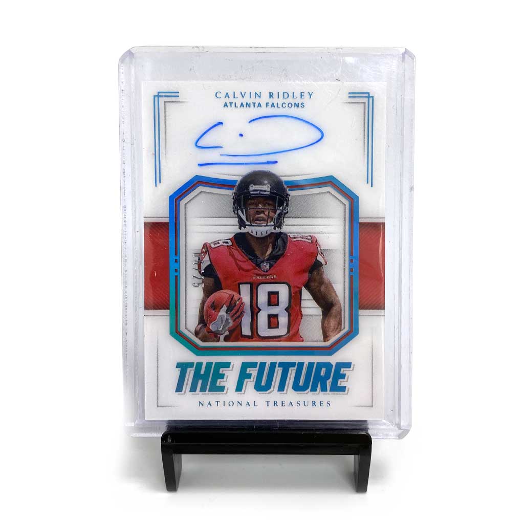 Picture of Panini - National Treasures - The Future - Calvin Ridley Autographed Card 2018