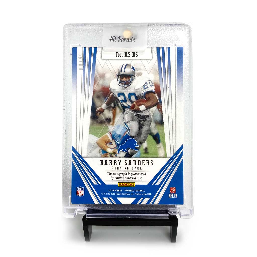 Picture of Panini - Phoenix Football - Retired - Barry Sanders Autographed Card 2019