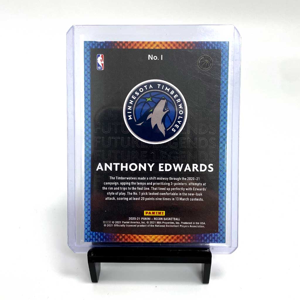Picture of Panini - Recon Basketball - Anthony Edwards Raw Card - 2021