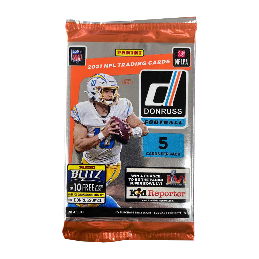 Panini - Donruss - 2021 - NFL - Trading - Cards - Pack - 5 Ct.