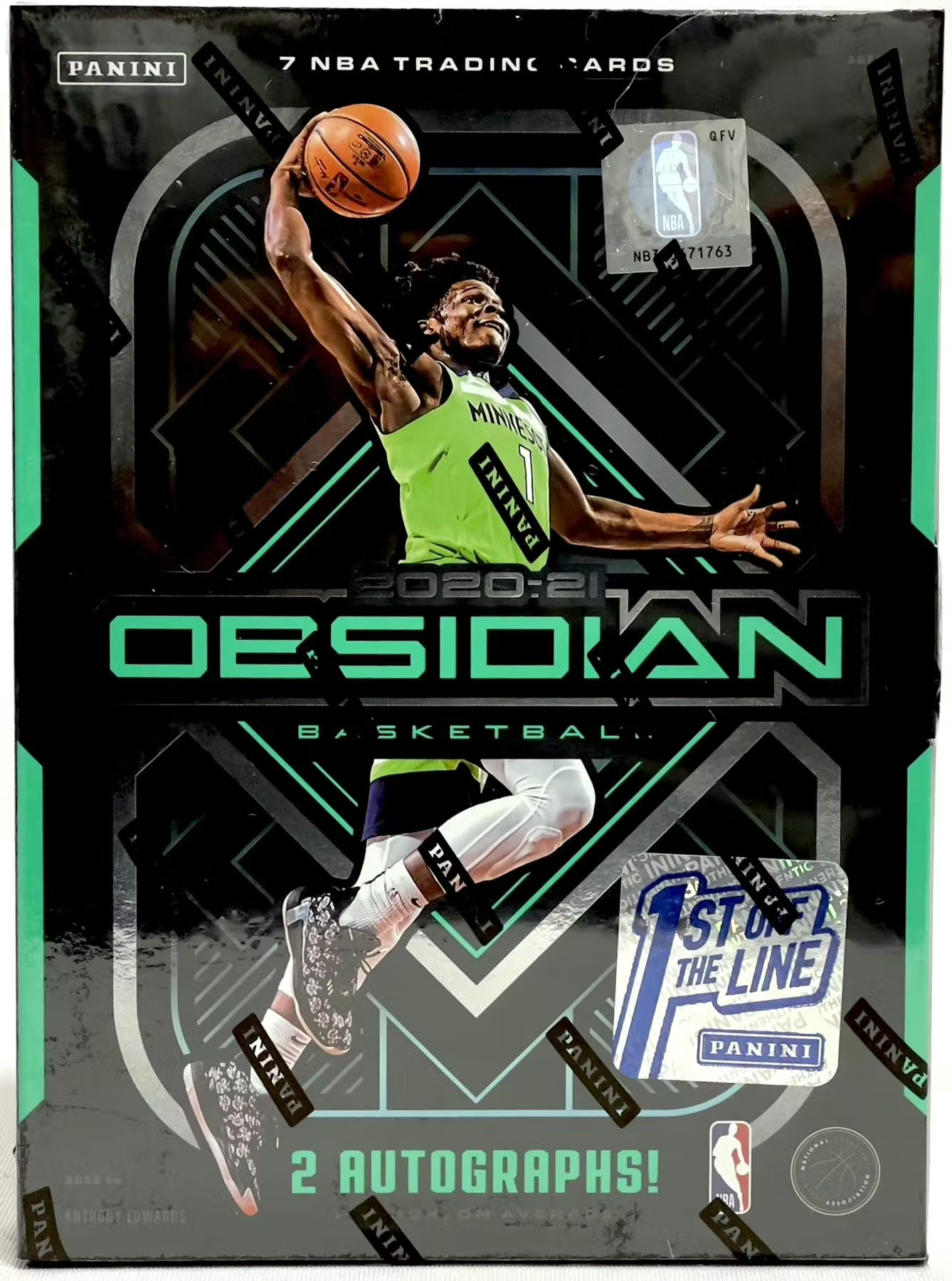 Panini - Obsidian - FOTL (FIRST OFF THE LINE) - Basketball Hobby Box NBA 2021