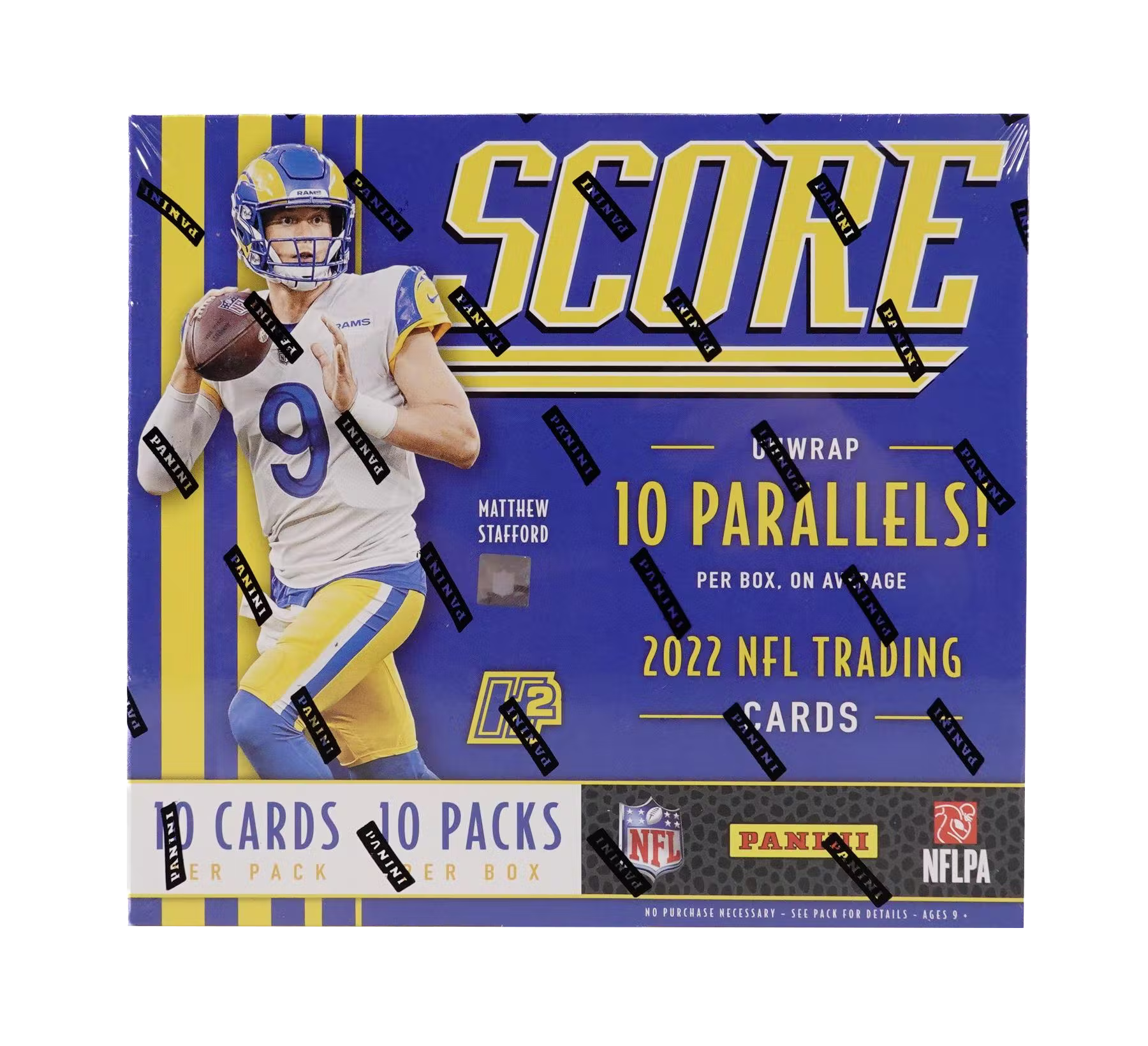 Panini Score NFL Football H2 Box 2022 CARDPOPUSA