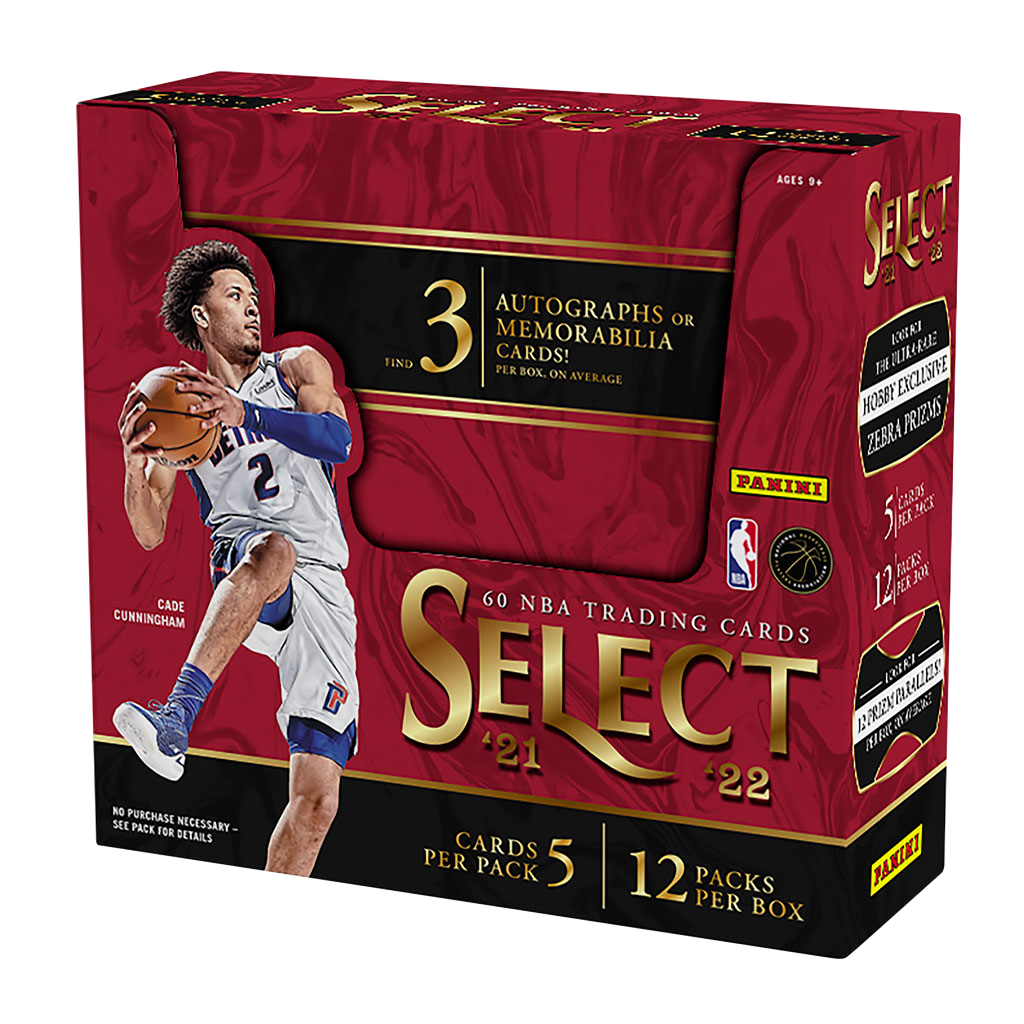 Panini Select Basketball Hobby Box NBA 2022 CARDPOPUSA