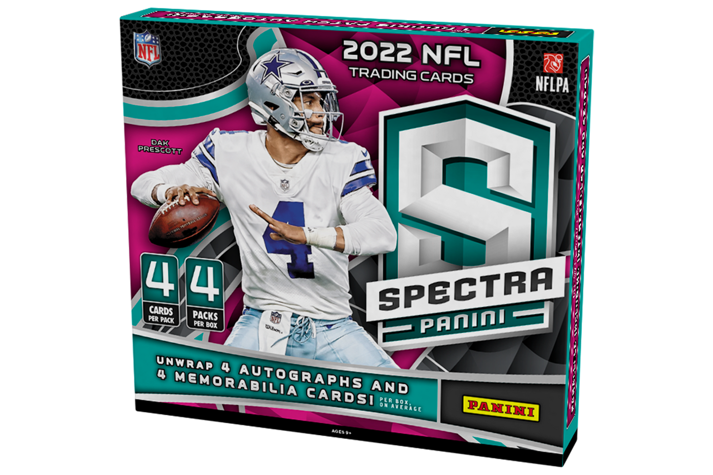 Panini Spectra Hobby Box NFL Football 2022 CARDPOPUSA