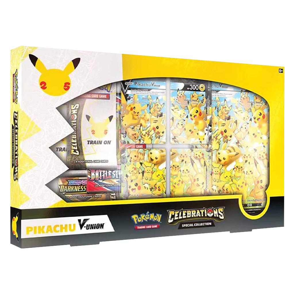 Pokémon - Special Collection - Celebrations Pikachu V-Union Box - Premium Playmat Collection - 2022