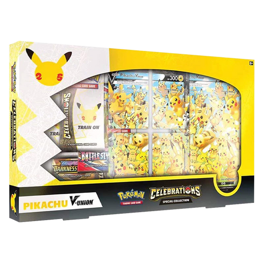 Pokémon - Special Collection - Celebrations Pikachu V-Union Box - Premium Playmat Collection - 2022