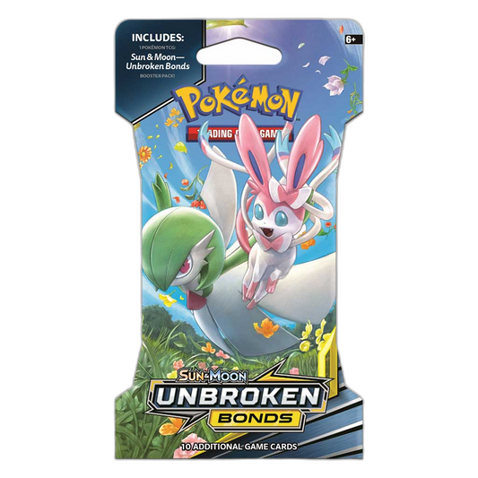 Pokémon - Sun & Moon - Unbroken Bonds - Sleeved Booster Pack - Styles May Vary