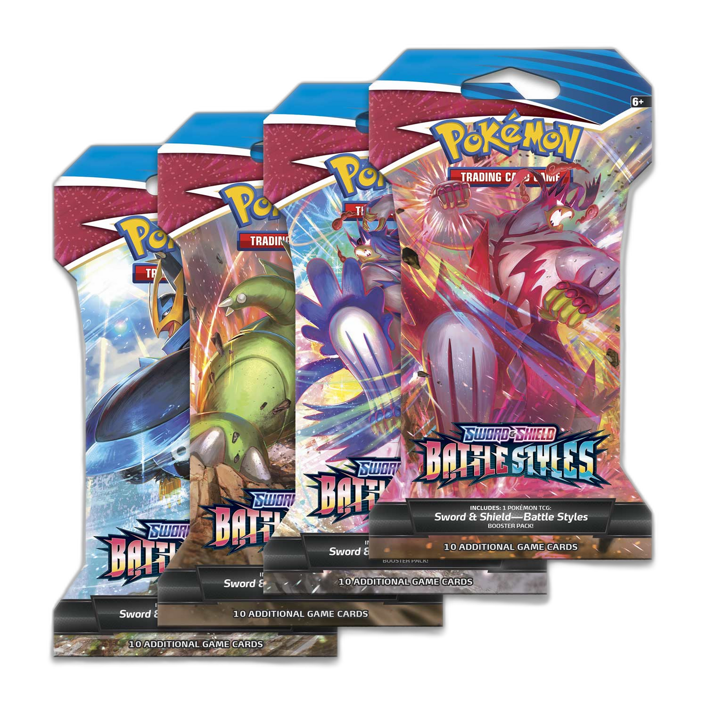 Pokémon - Sword & Shield - Battle Styles - Sleeved Booster Pack - Styles May Vary