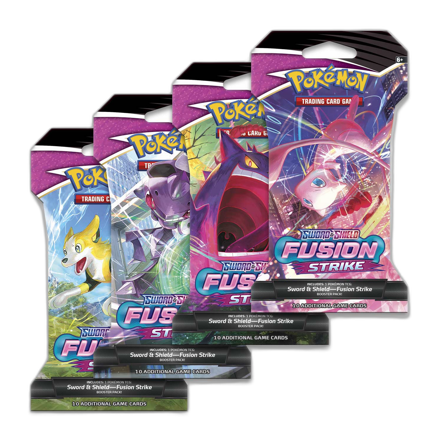 Pokémon - Sword & Shield - Fusion Strike - Sleeved Booster Pack - Styles May Vary