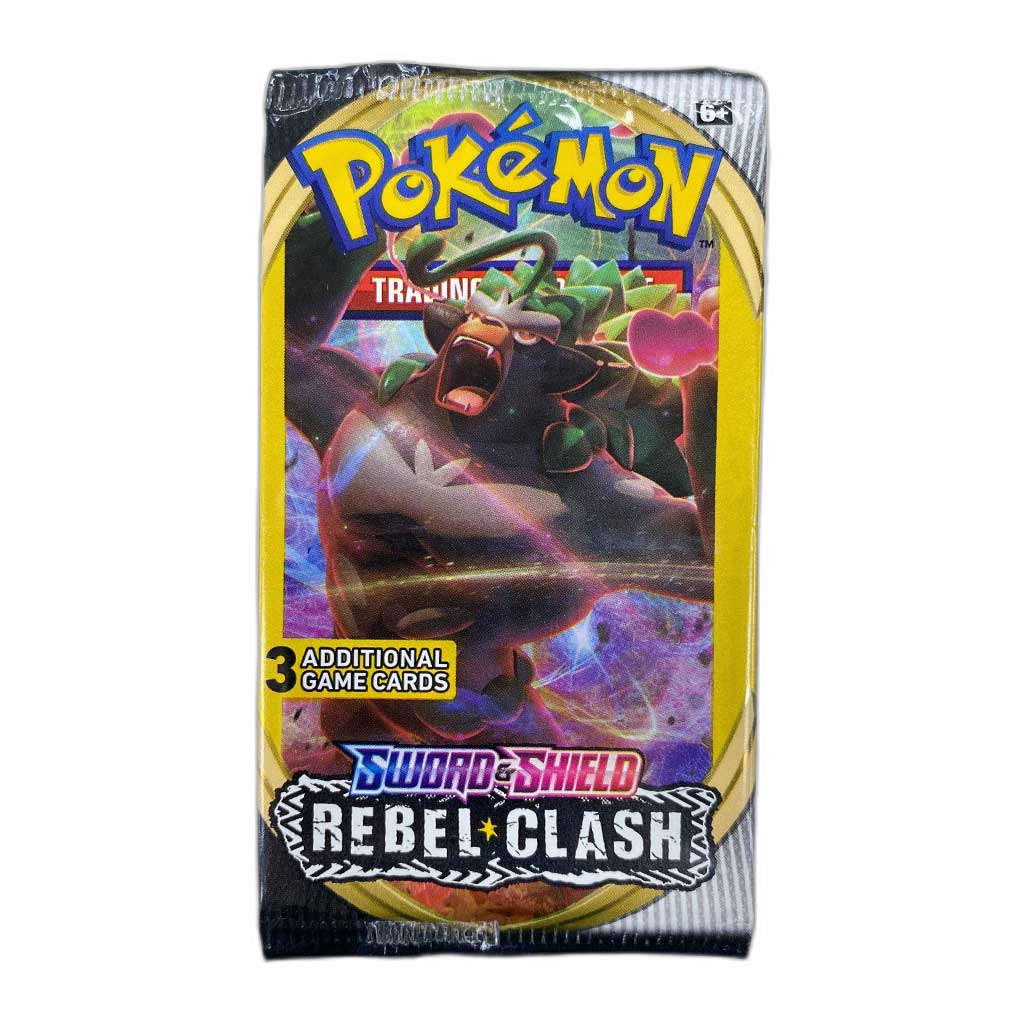 Pokémon Sword & Shield Rebel Clash 3 Card Booster Pack CARDPOPUSA
