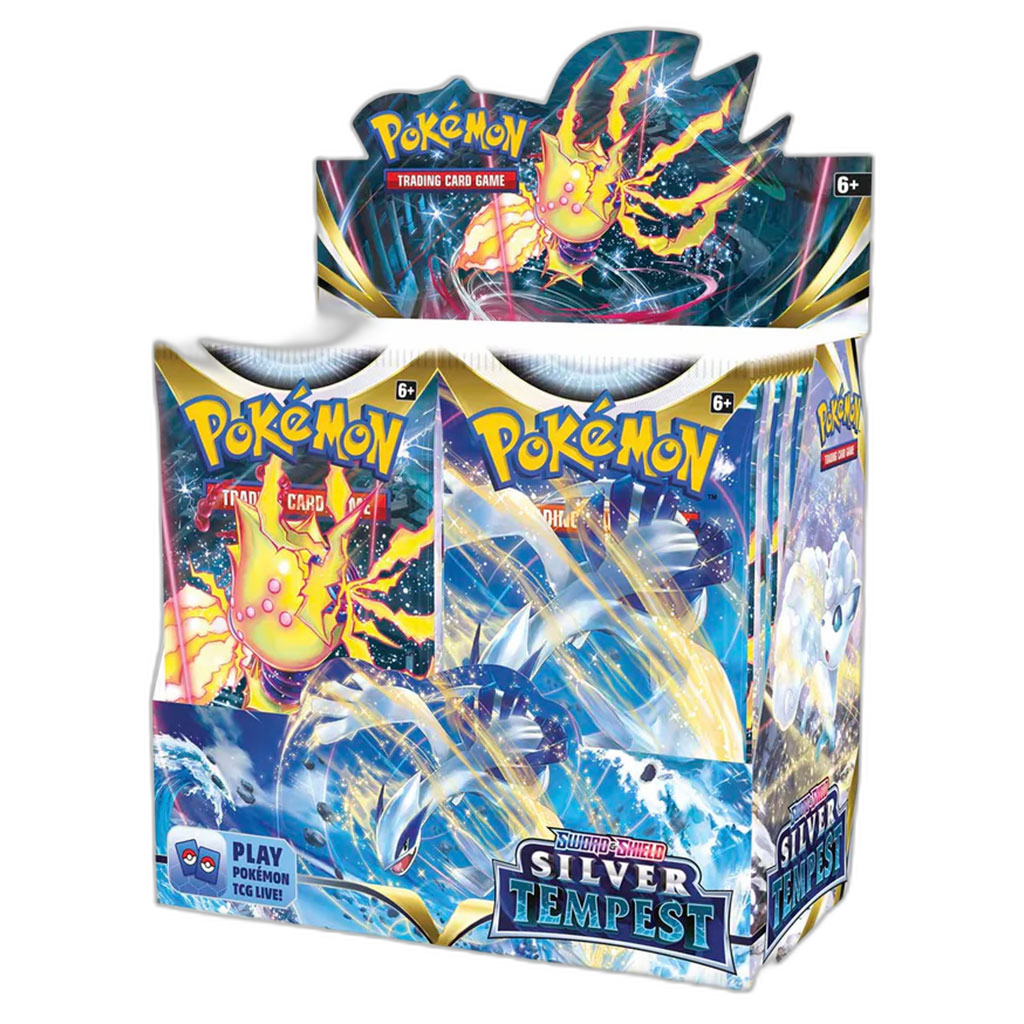 Pokémon - Sword & Shield - Silver Tempest - Booster Pack Box 2022