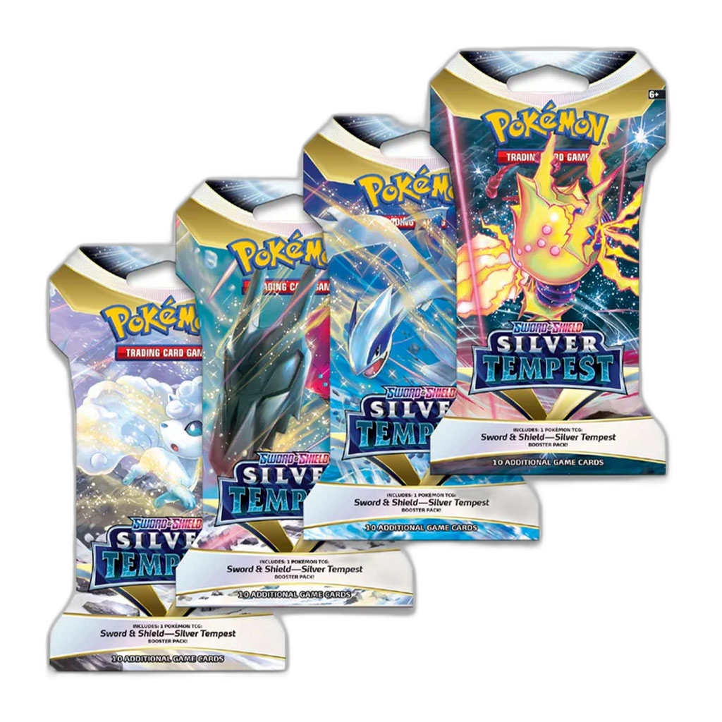 Pokémon - Sword & Shield - Silver Tempest - Sleeved Booster Pack - Styles May Vary
