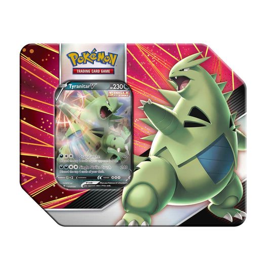 Pokemon - V-Strikers - Tyranitar V - 2022 - Tin