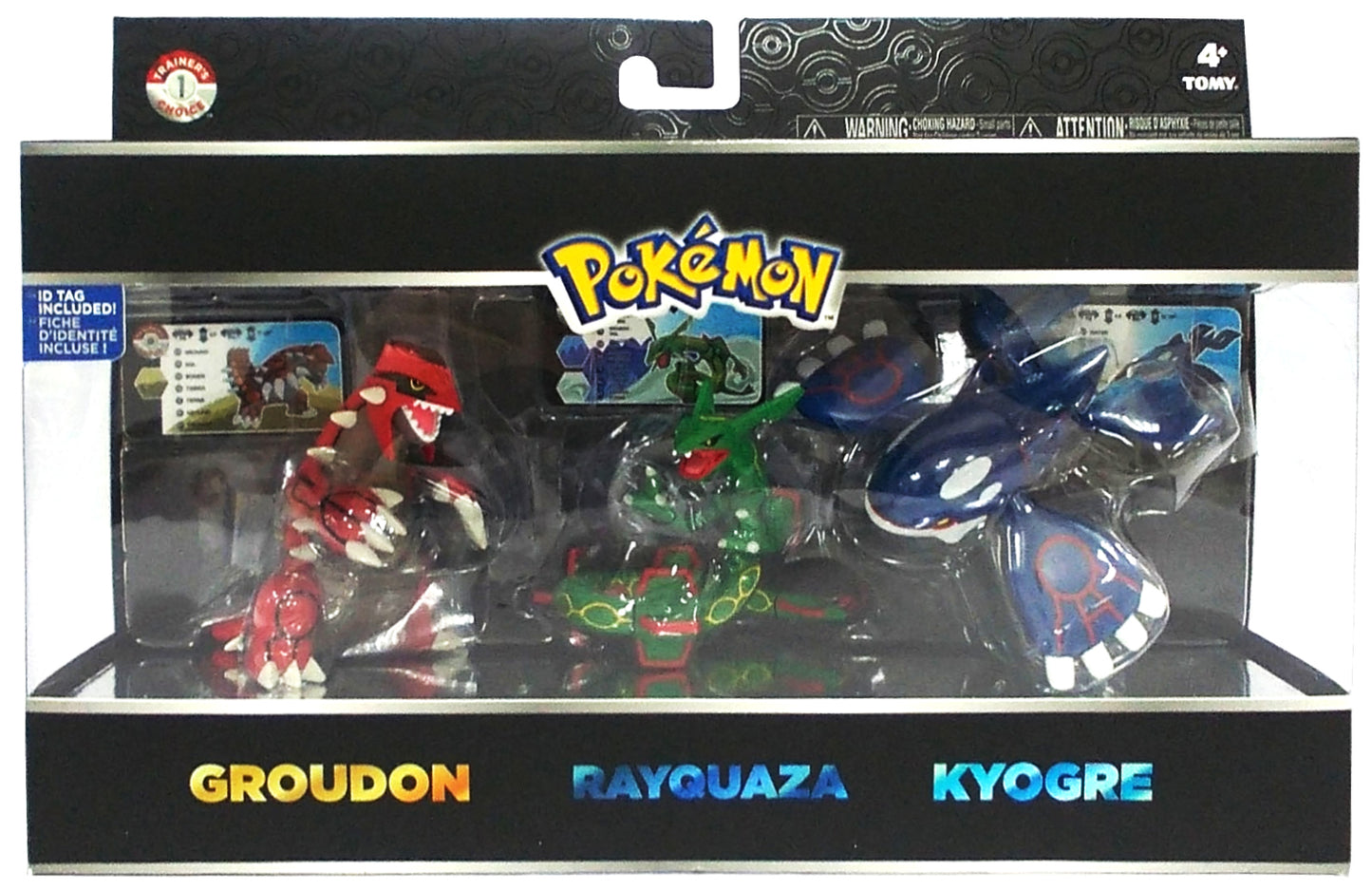 Pokemon Trainers Choice 3 Pack Legendary Figures- Groudon, Kyogre and –  CARDPOPUSA