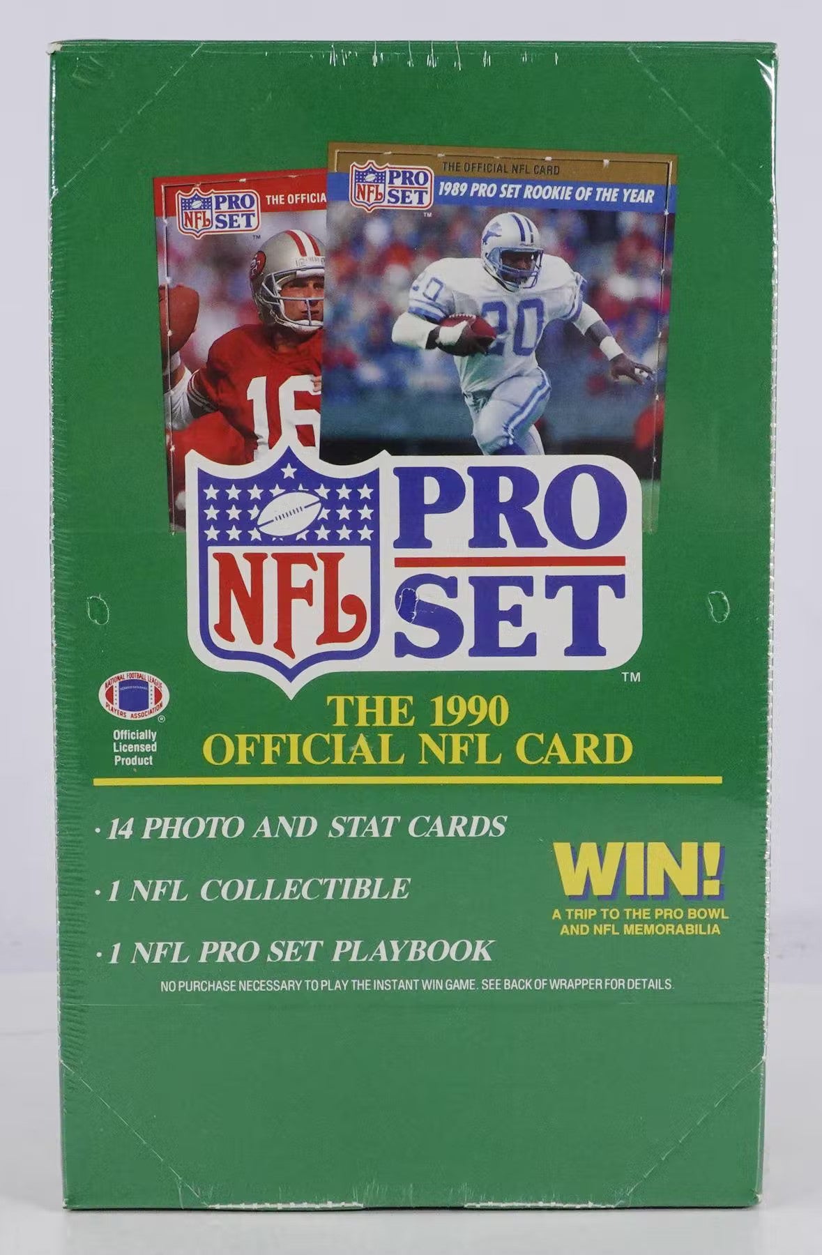 Pro Set Official NFL Card Hobby Box 1990 CARDPOPUSA