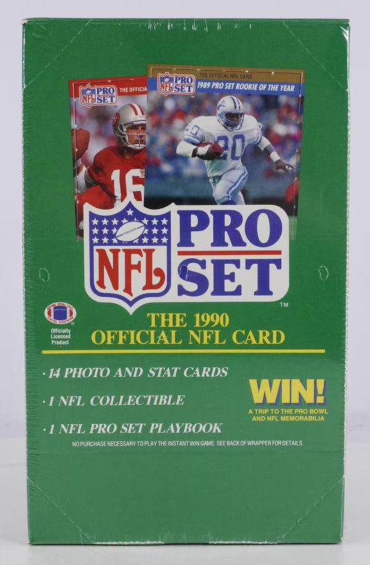 Pro Set - Official NFL Card - Hobby Box 1990