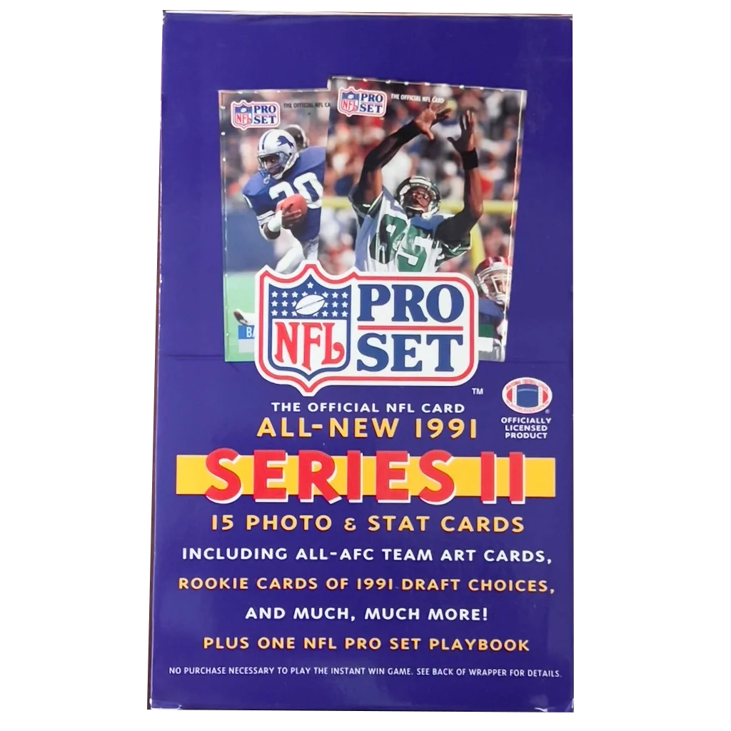 Pro Set - Official NFL Card - Series 2 Hobby Box 1991