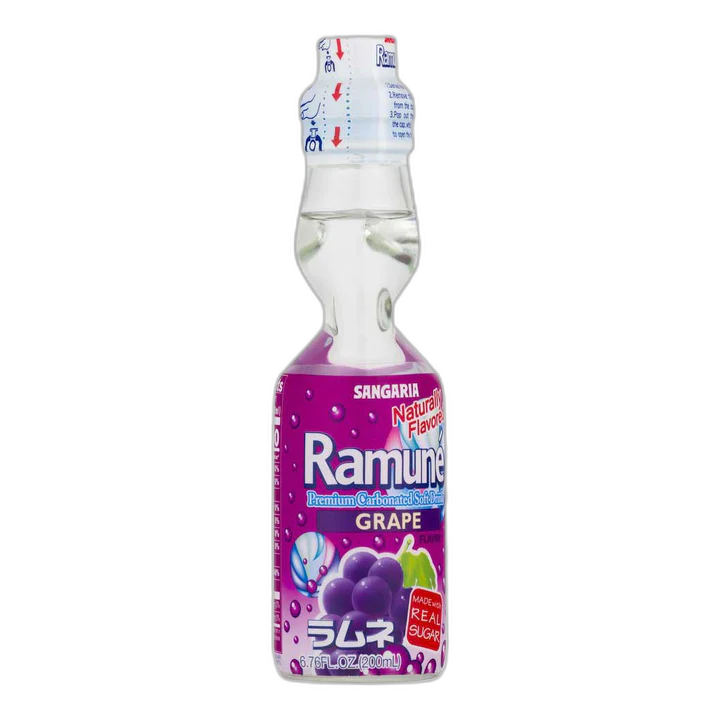 Sangaria - Ramune Carbonated Beverage (Grape)