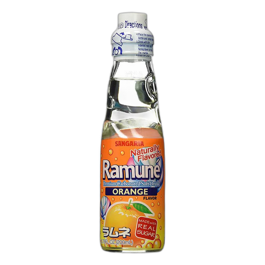 Sangaria - Ramune Carbonated Beverage (Orange)