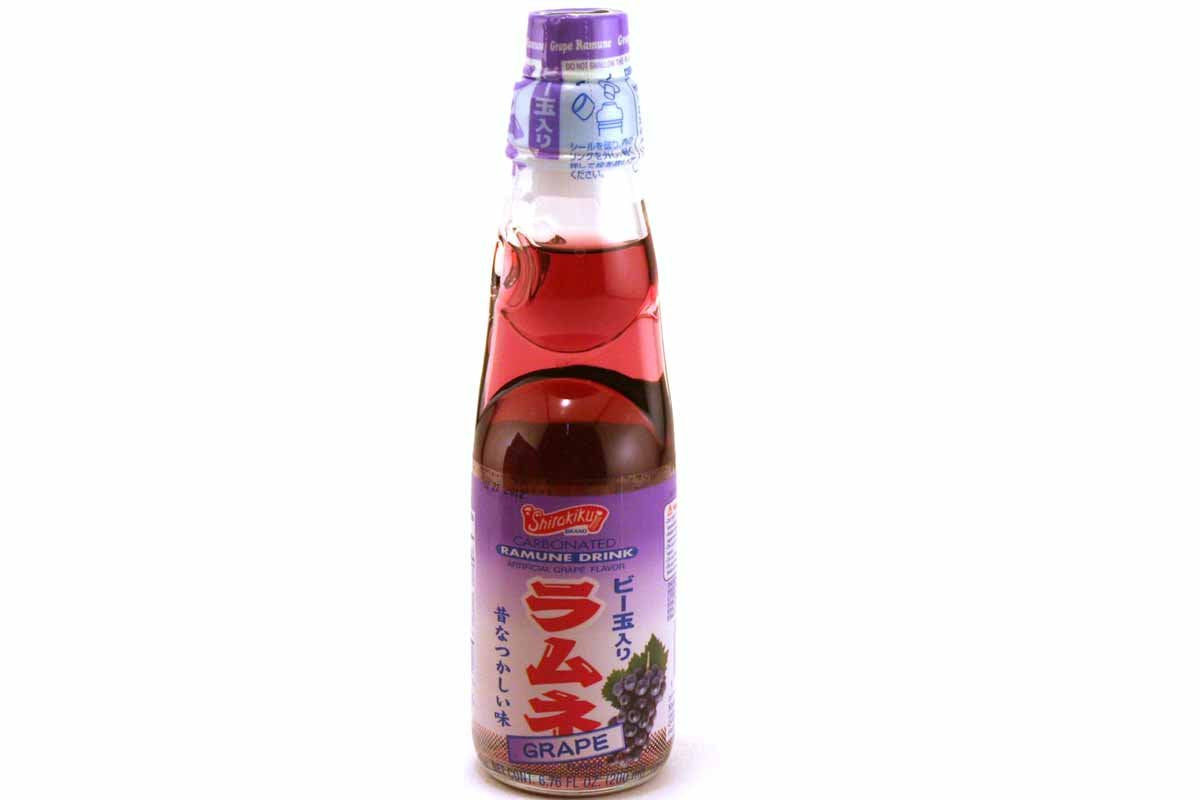 Shriakiku - Ramune Carbonated Beverage (Grape)