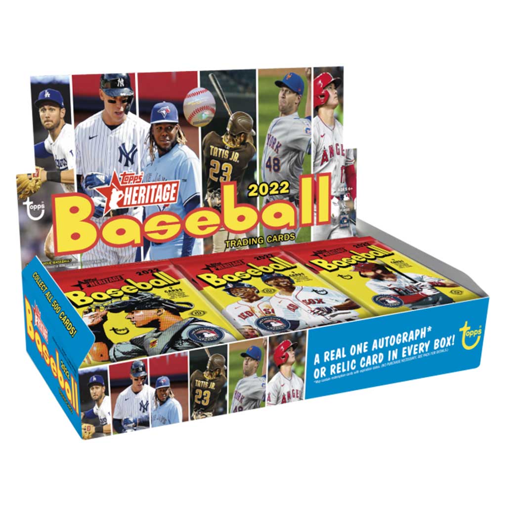 Topps Heritage Baseball Hobby Box 2022 CARDPOPUSA