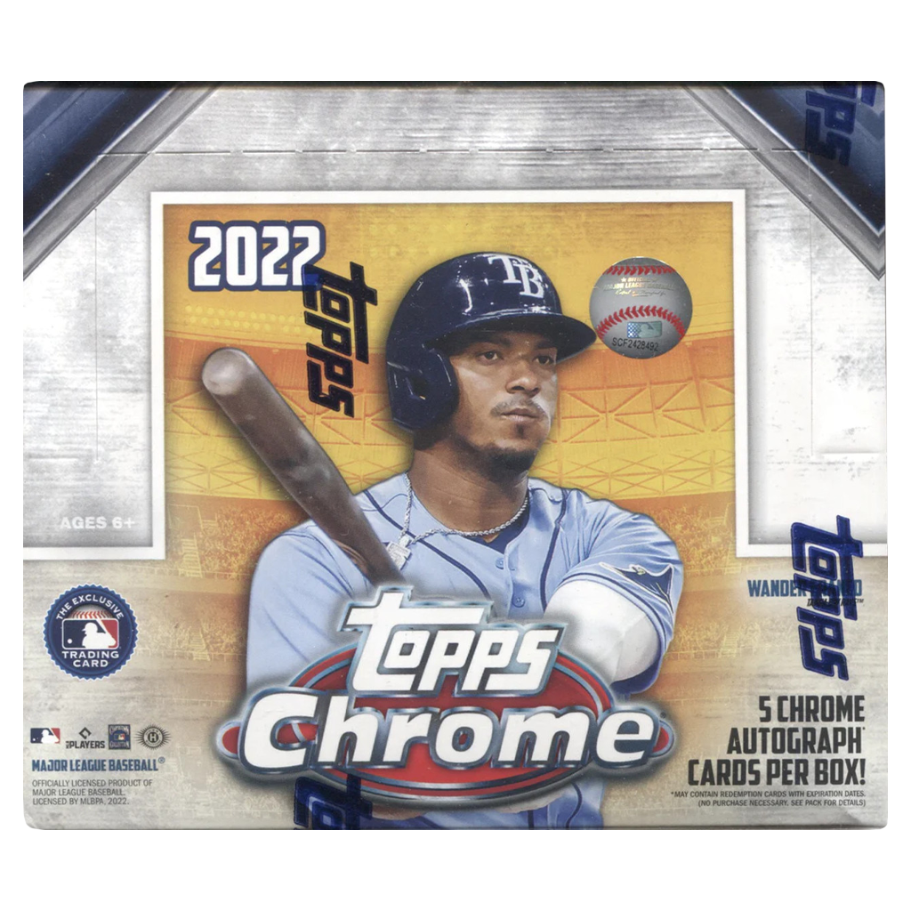 Topps Baseball Chrome Hobby Jumbo Box 2022 CARDPOPUSA