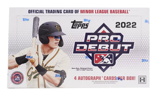 Topps - Baseball - Pro Debut - Hobby Box 2022