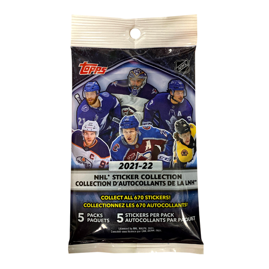 Topps - NHL Sticker Collection - Hockey 2022