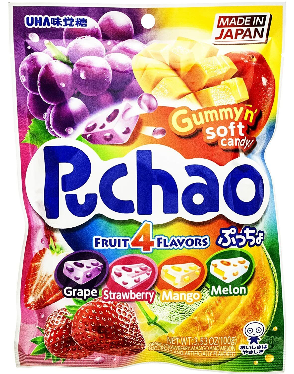 UHA -Puchao Gummy n' Soft Candy - 4 Flavors