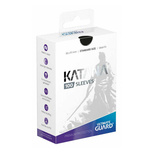 Picture of Ultimate Guard - Katana - 100 Sleeves - Standard Size - Black