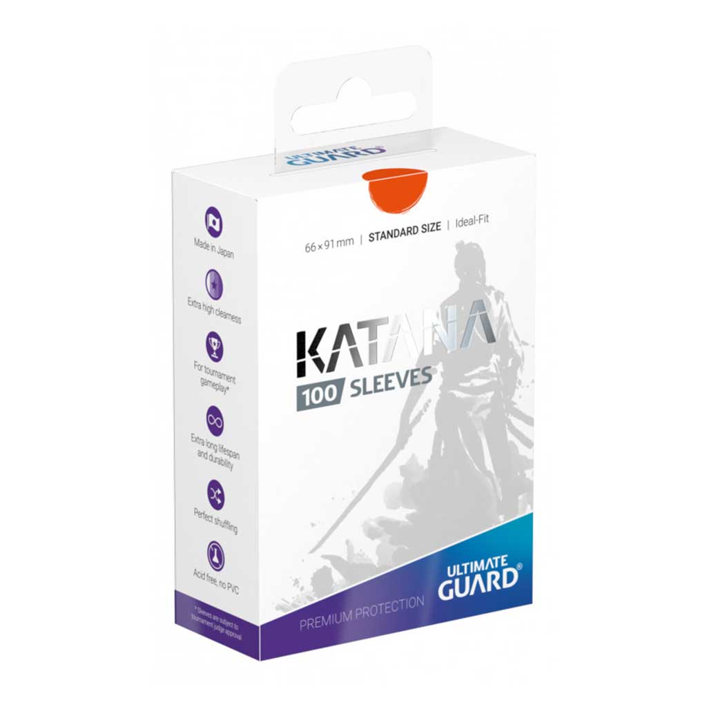 Picture of Ultimate Guard - Katana - 100 Sleeves - Standard Size - Orange