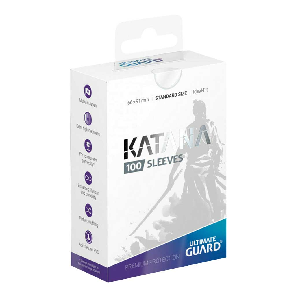 Picture of Ultimate Guard - Katana - 100 Sleeves - Standard Size - Transparent