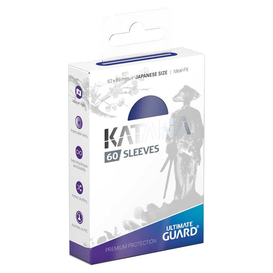 Picture of Ultimate Guard - Katana - 60 Sleeves - Japanese Size - Blue