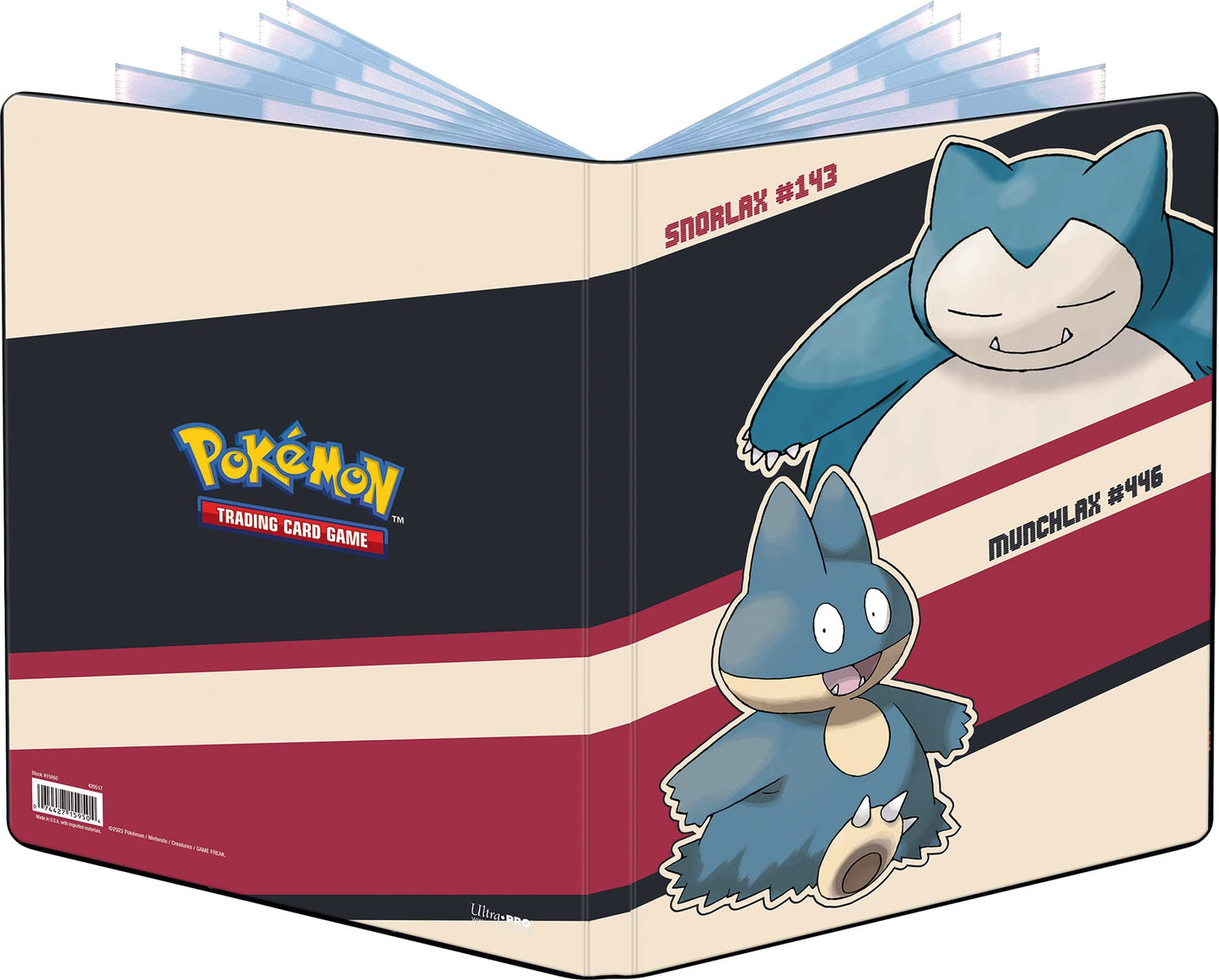 Ultra Pro - Pokémon - 9 - Pocket Portfolio - Snorlax and Munchlax